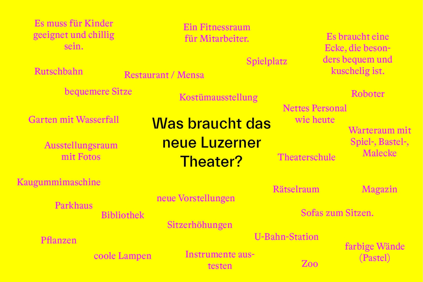 Kinderparlament im Luzerner Theater