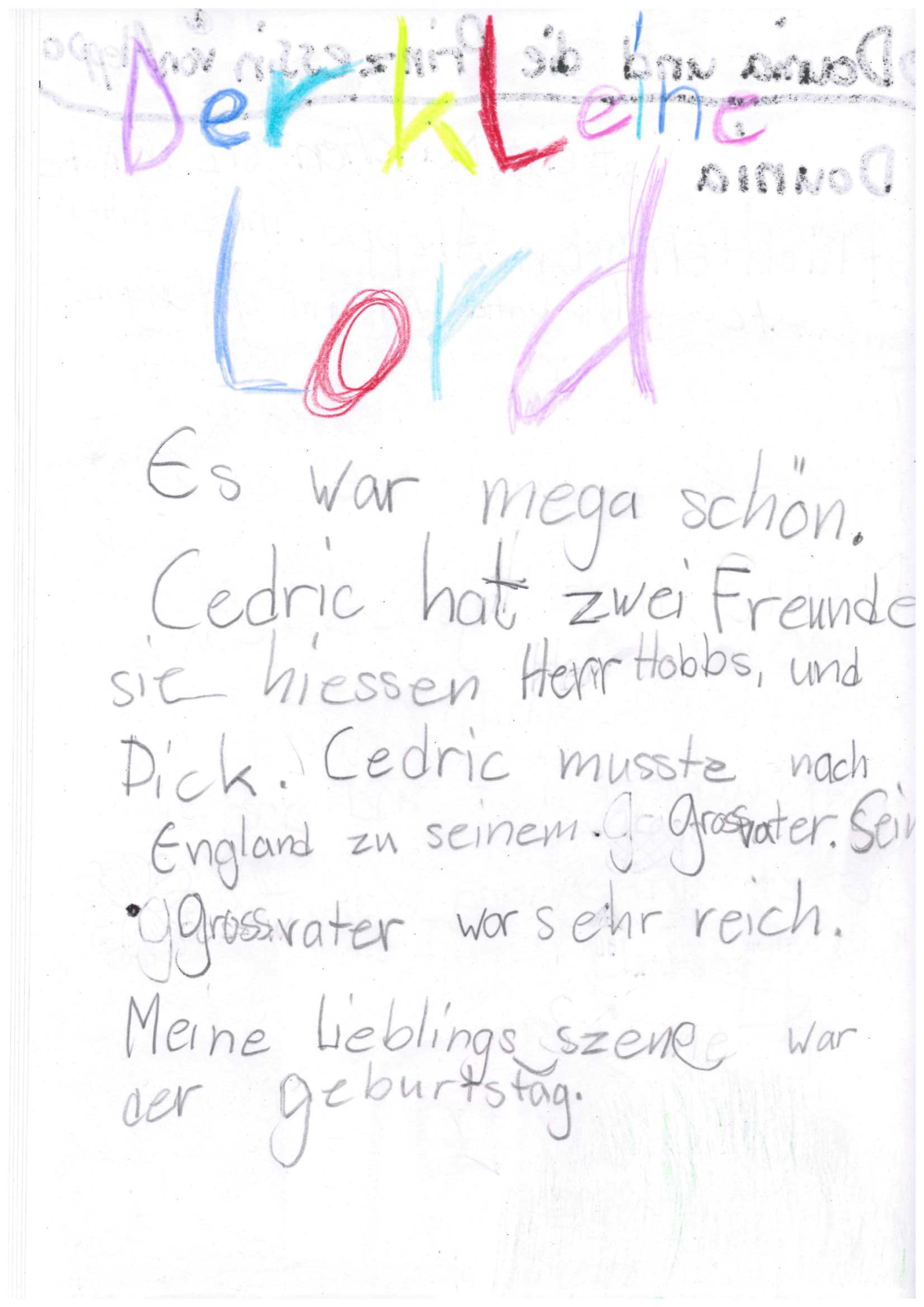 Erfahrungsbericht «Der kleine Lord»